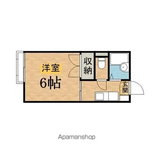 第2コーポ山路【2階】の間取り