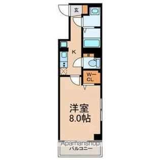 PETALS新宿(ペタルズシンジュク)【6階】の間取り