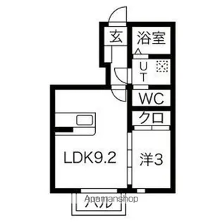 MAISON DE PAIX(メゾンドペペ)【1階】の間取り