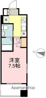 レジディア仙台上杉【9階】の間取り