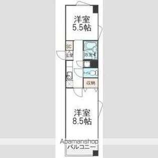 田村ビル【3階】の間取り