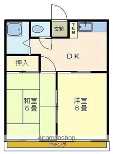 セブンコーポ【102号室】の間取り