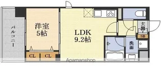 ラルシェパルク新大阪【801号室】の間取り