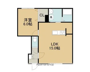 メゾン・ド・マリンⅢA【1階】の間取り