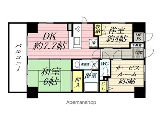 ナイスアーバン東神奈川【2階】の間取り