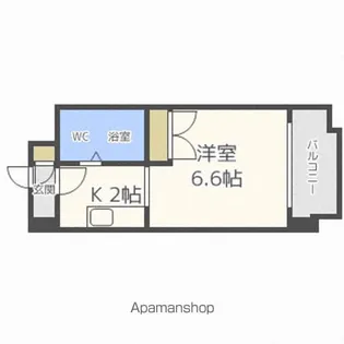 あおばビルN25【912号室】の間取り