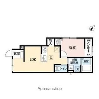 ベレッツァ鈴鹿B棟【1階】の間取り
