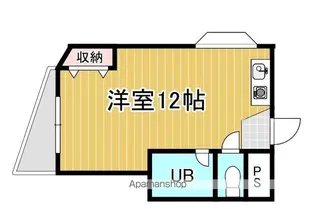 ハイツ上新小松【4階】の間取り