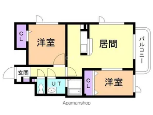 FIRST STAGE【302号室】の間取り