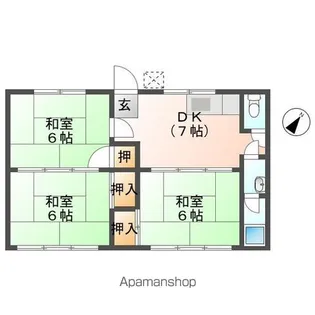 メゾンド春日【7号室】の間取り