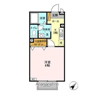 ノーブル富里【2階】の間取り