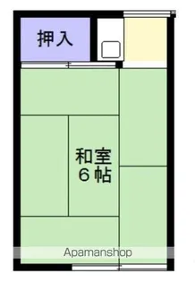 ハイツ西川【204号室】の間取り