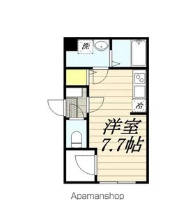 トリニティ千早【2階】の間取り