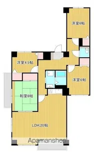 パークビュー四ツ池【11階】の間取り