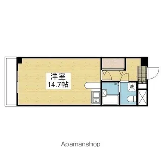 カローラ桑原【207.号室】の間取り