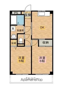 イーストブリーズ【302号室】の間取り