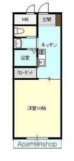 クリナーレ志家町【4階】の間取り