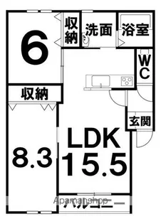 仮称)音更緑陽台AP【301号室】の間取り
