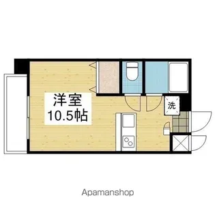 アルト平和通【402号室】の間取り