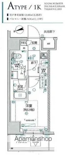 ヴァローレ松戸フィーロ【5階】の間取り