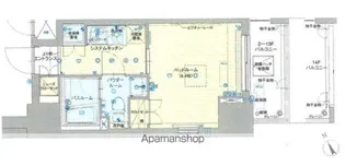 グランフォース町屋【8階】の間取り