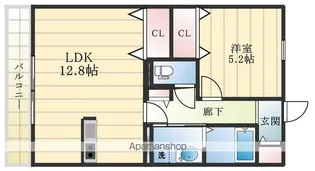 アローズ星久喜【2階】の間取り