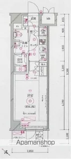セジョリ王子駅前【802号室】の間取り