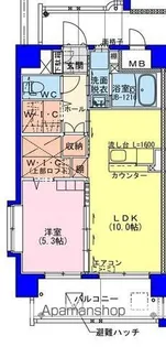 アンジェラ【6階】の間取り