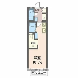 フレグランスマルナカ【1階】の間取り