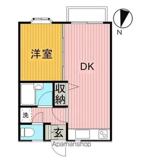 ラヴィー蒔田【1階】の間取り