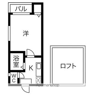 メゾンΑ【1階】の間取り