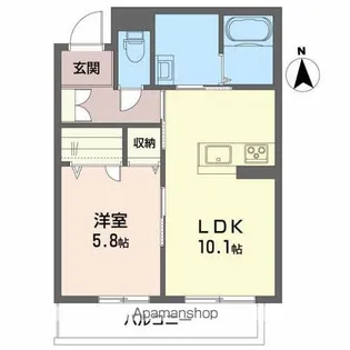 グランドスクエア開成【2階】の間取り