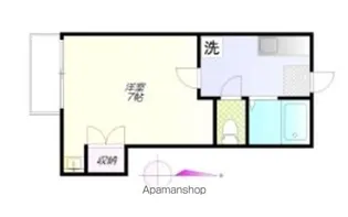 コーポかしわ【1階】の間取り