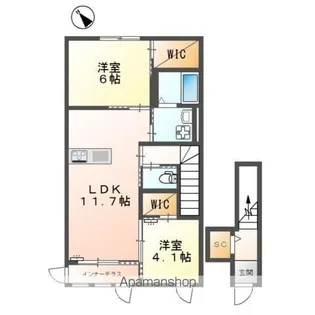 セレーノ【2階】の間取り