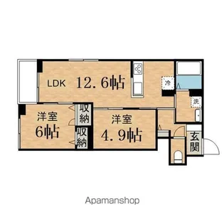 LA CIME【2階】の間取り