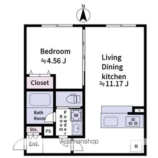 ALATO OYAMA【3階】の間取り