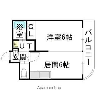 ハイフィールド88【402号室】の間取り