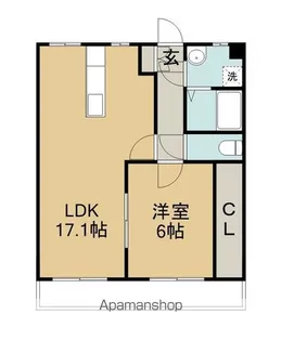リアン田の上【2階】の間取り