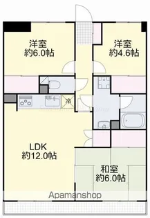 ロビニエ豊成【2階】の間取り