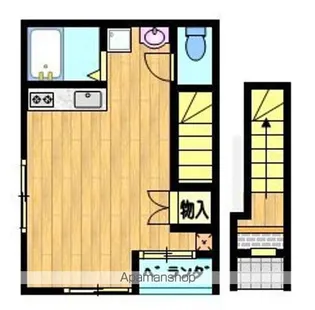 テラスハウスイースト【201号室】の間取り