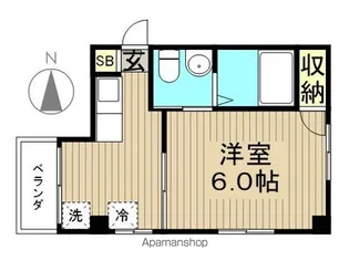 アビタシオン中嶋【402号室】の間取り