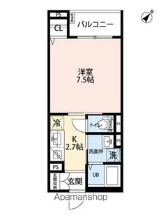 ROBOT HOME 今宿Ⅱ【1階】の間取り