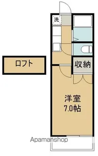 フローリア福室【103号室】の間取り