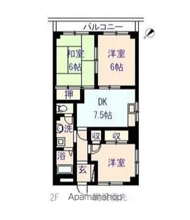 KMハセガワ【2階】の間取り