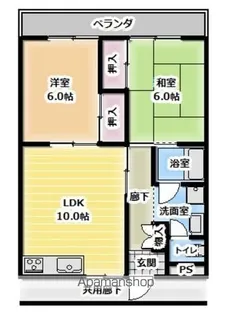 HOKUYOヴィレッジ【205号室】の間取り