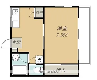 第二石原ビル【501号室】の間取り
