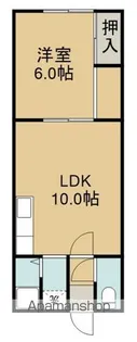 カーサウーノⅡ【3階】の間取り