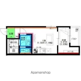 RADIANCE名城公園S棟【301号室】の間取り