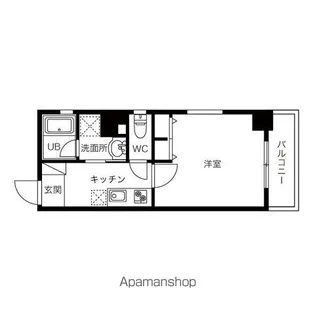 前田ビル【303号室】の間取り