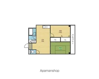 メルヴェイユー【4階】の間取り